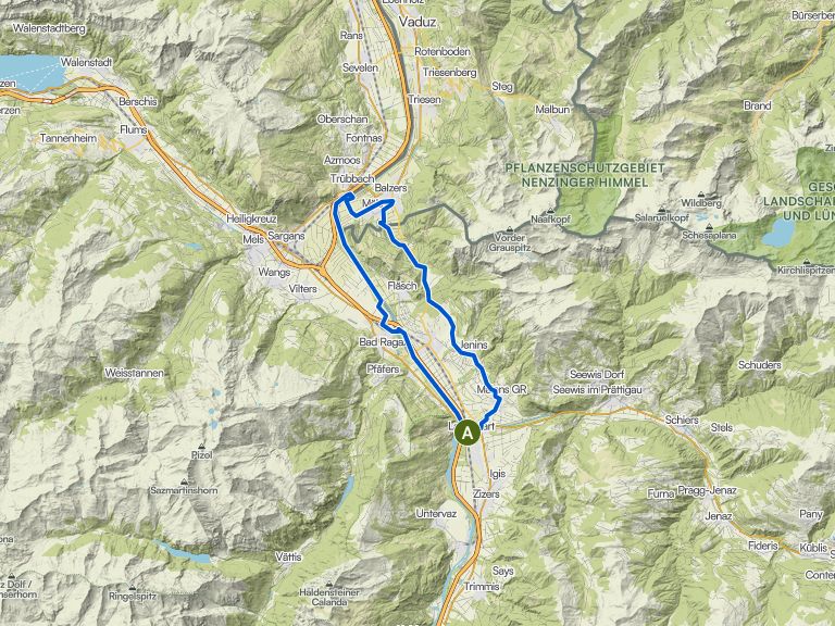 Luziensteig Runde | Fahrradtour | Komoot